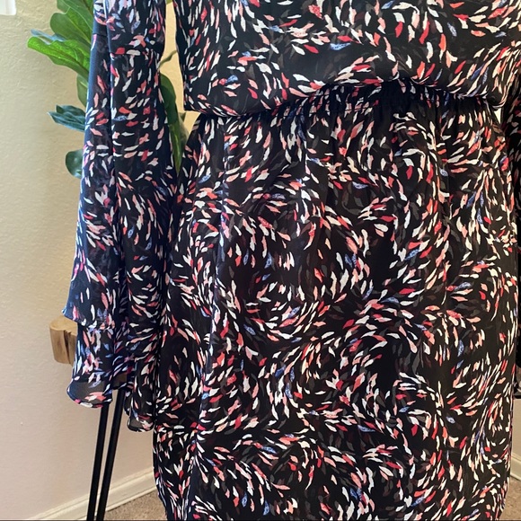 WHBM Scattered Print Boho Dress - Picture 11 of 12